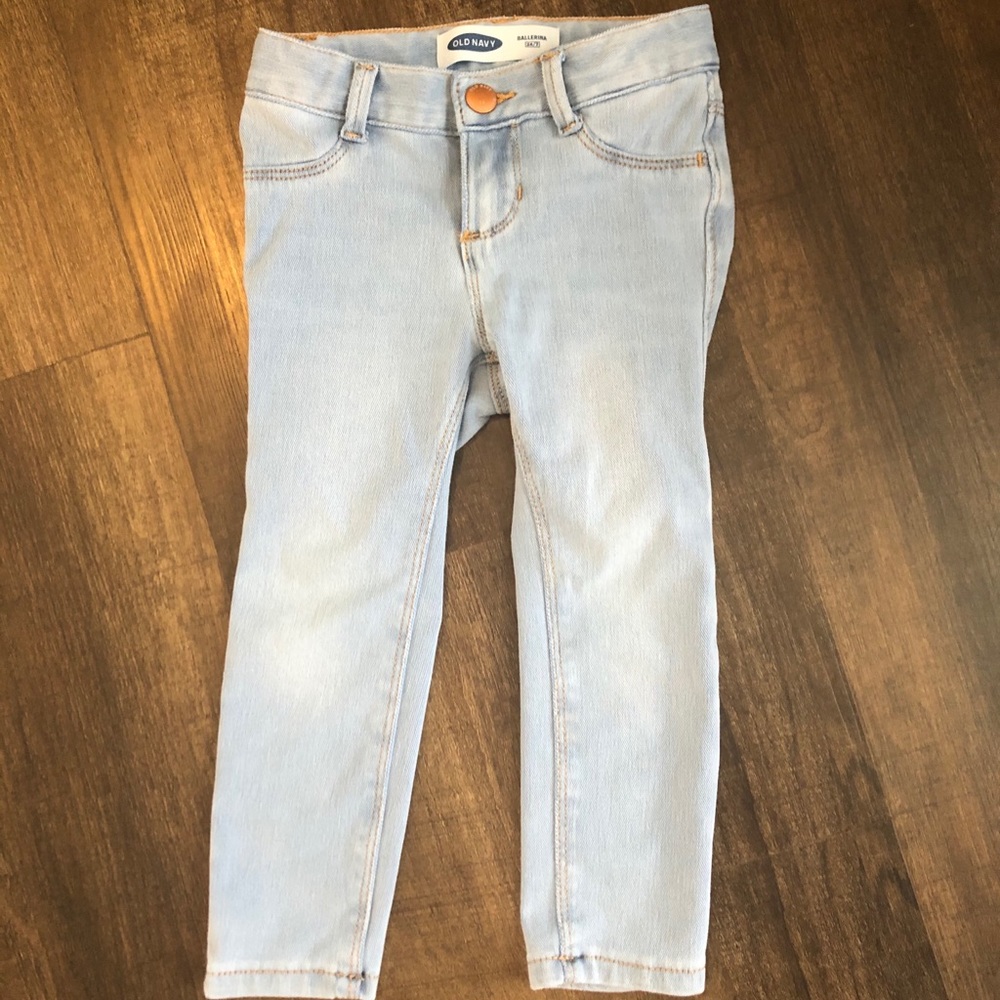 OLD NAVY ballerina 24/7 skinny jeans 3T